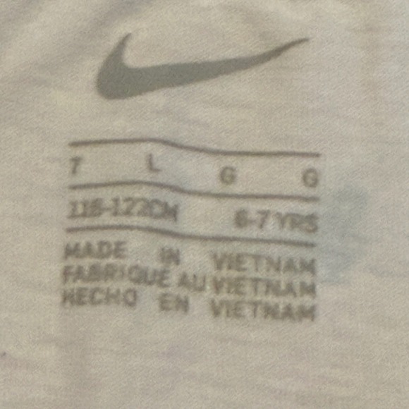 Nike Kids Athletic Set T Shirt Shorts Just Do It Tie‎ Dye Size L 7 7YRS - Picture 2 of 5